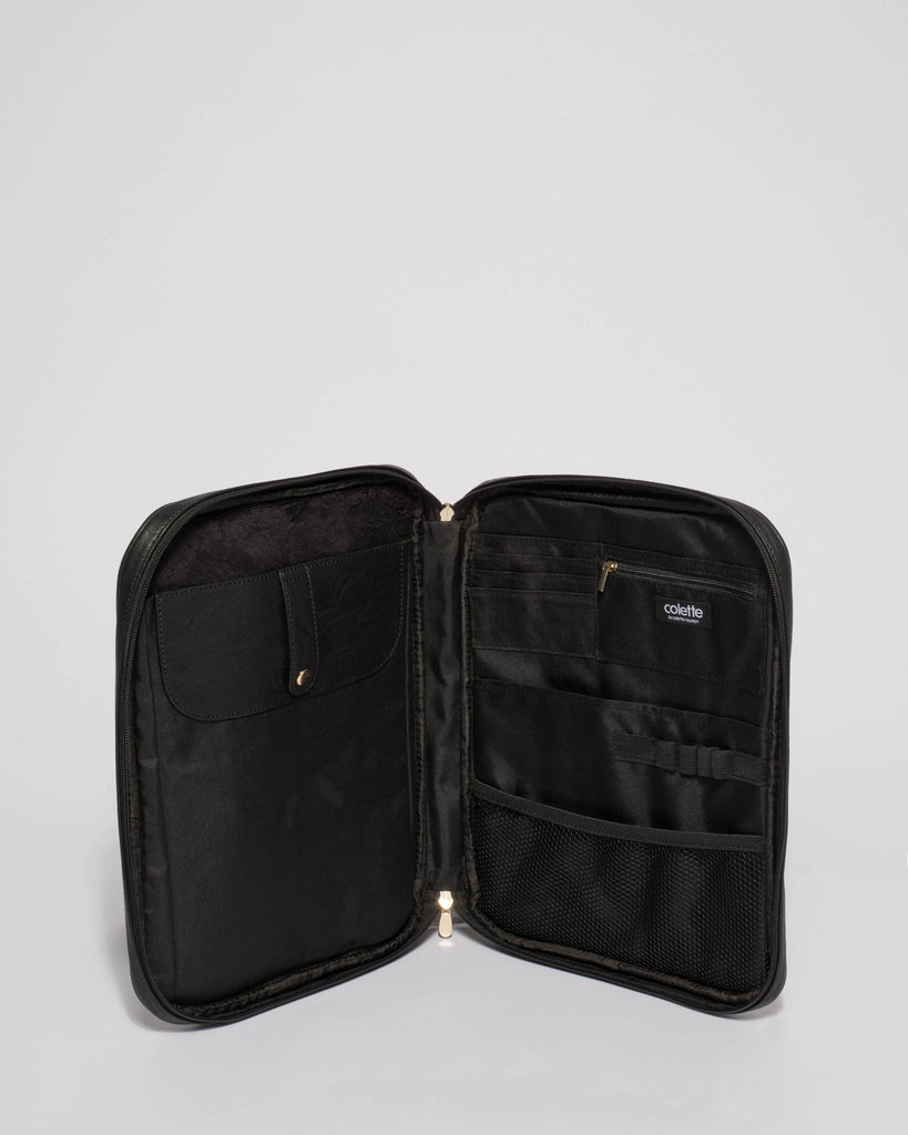 Black Tech Laptop Bag