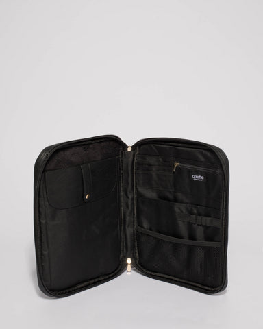 Black Tech Laptop Bag