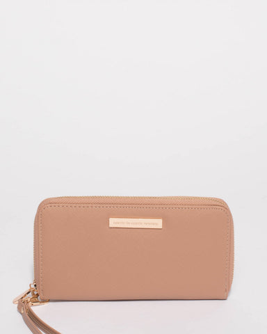 Nude Pink Sofia Mobile Wallet