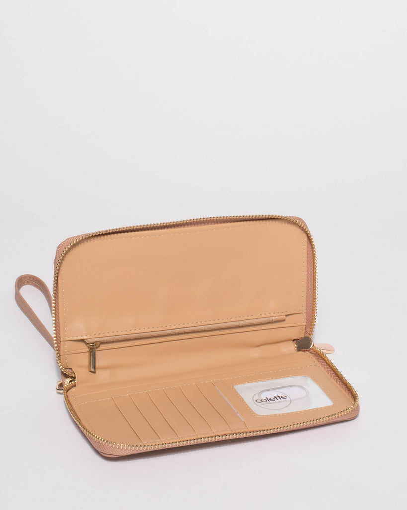 Nude Pink Sofia Mobile Wallet