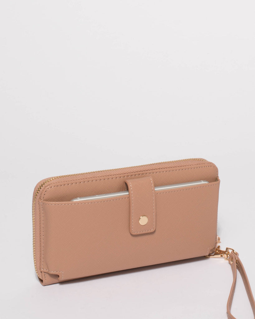 Nude Pink Sofia Mobile Wallet