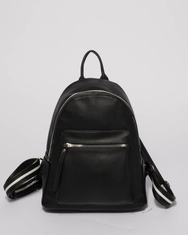 Black Tay Tassel Backpack