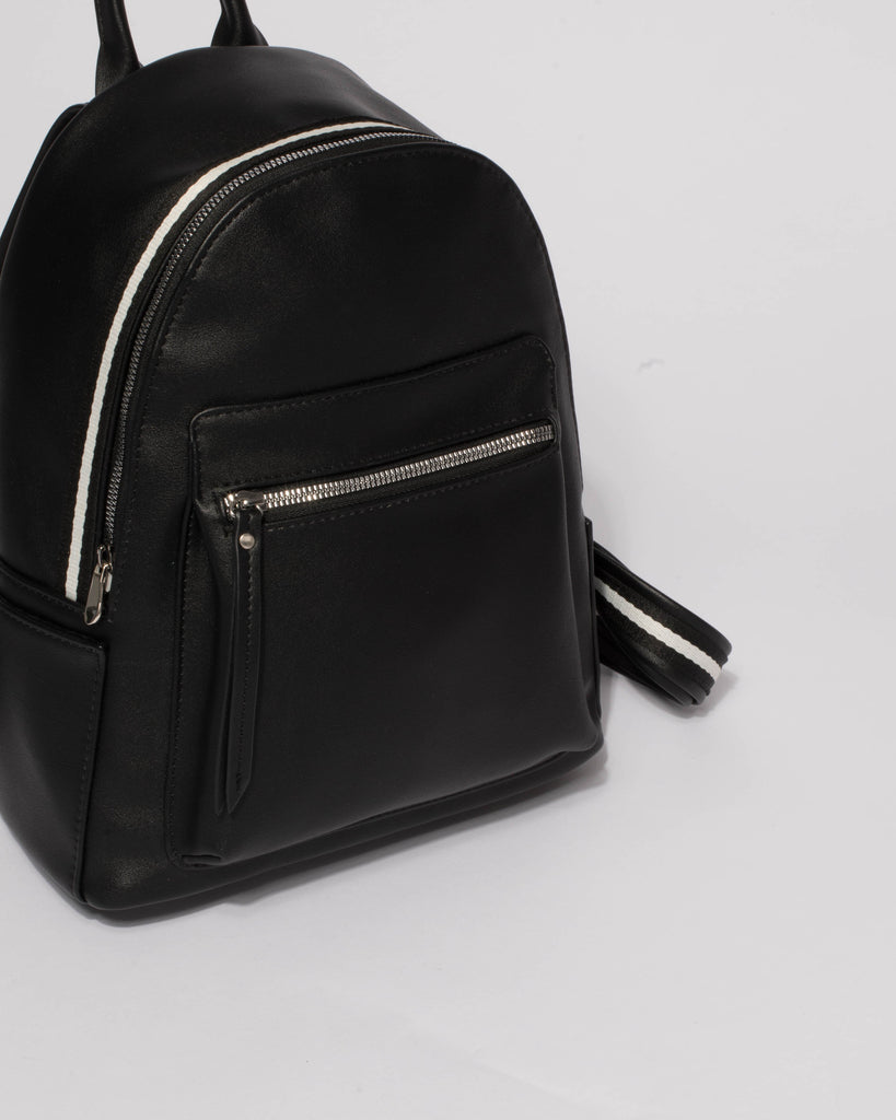 Black Tay Tassel Backpack