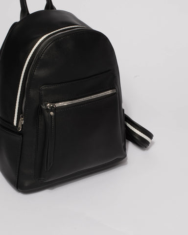 Black Tay Tassel Backpack