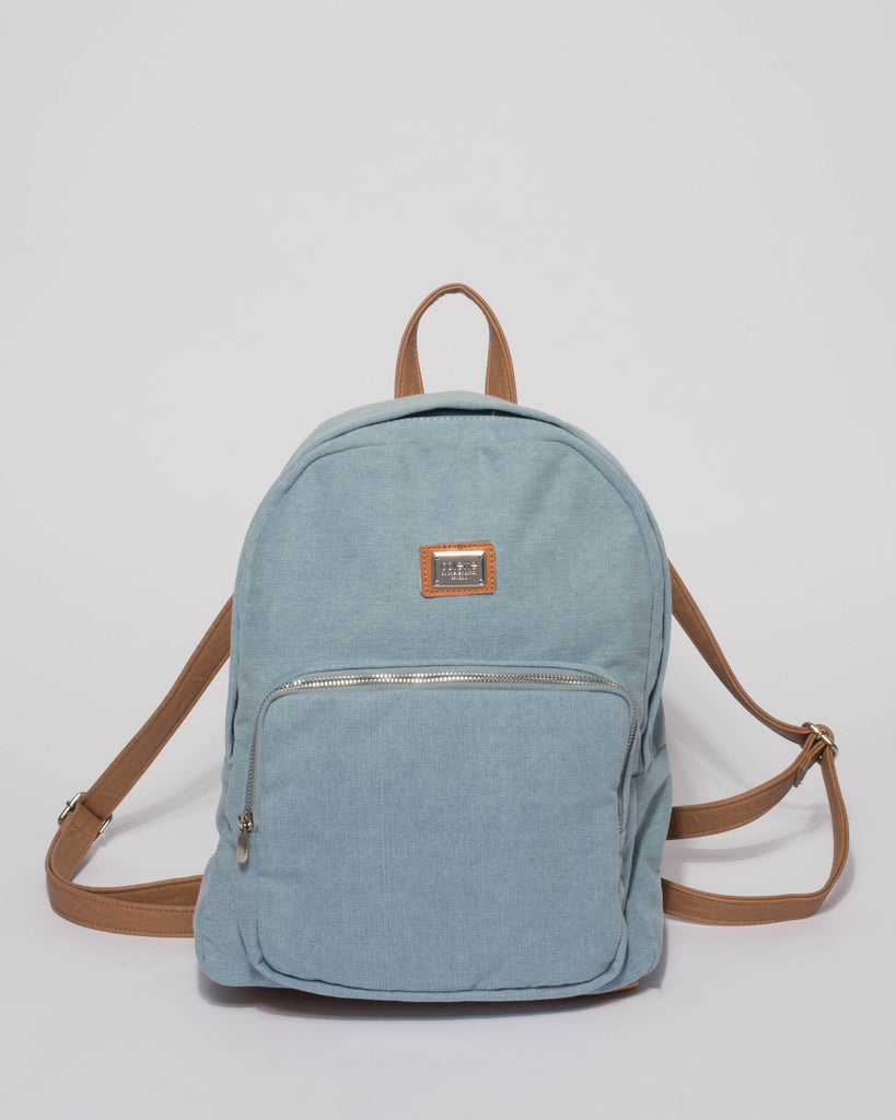 Blue Denim Scarlett Backpack