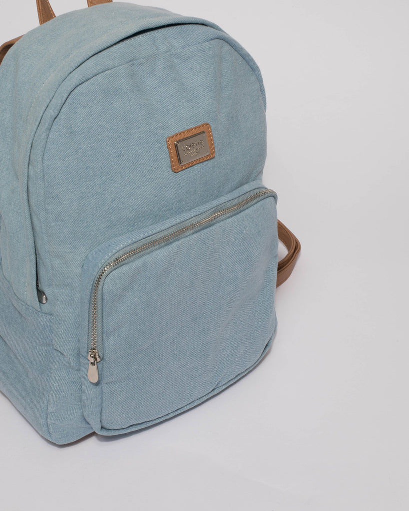 Blue Denim Scarlett Backpack