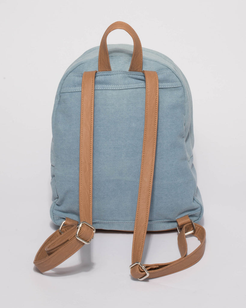Blue Denim Scarlett Backpack