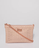 Pink Peta Design Crossbody Bag