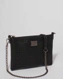 Black Peta Design Crossbody Bag