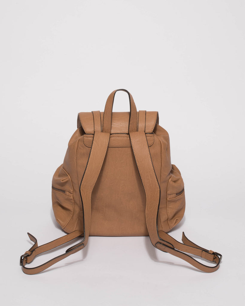 Caramel Sunny Buckle Backpack