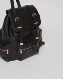 Black Sunny Buckle Backpack