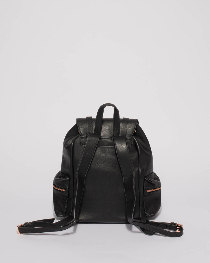 Black Sunny Buckle Backpack