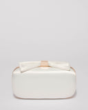 White Bohdi Bow Clutch Bag