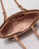 Nude Pink Melanie Laptop Tote Bag