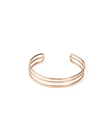 Gold Tone Band Fine Metal Cuff Wristwear