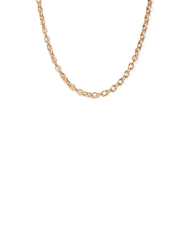 Gold Tone Chunky Chain Statement Necklace