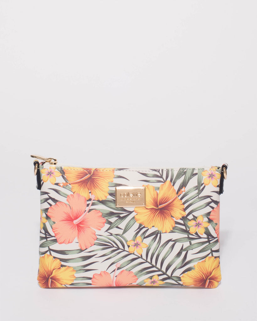 Multi Colour Peta Pu Strap Crossbody Bag