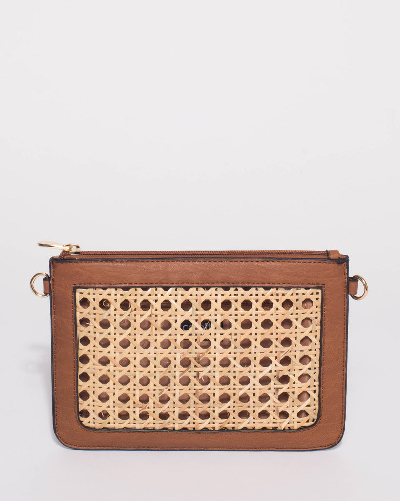 Tan Lyla Peta Crossbody Bag