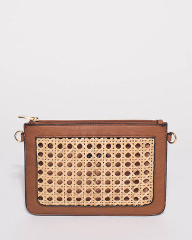 Tan Lyla Peta Crossbody Bag