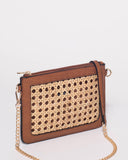 Tan Lyla Peta Crossbody Bag
