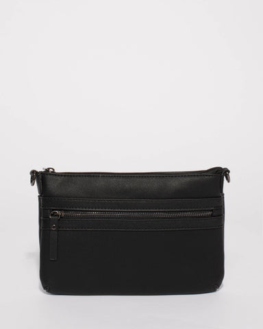 Black Large Zip Pocket Peta