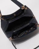 Navy Mary Slouch Tote Bag