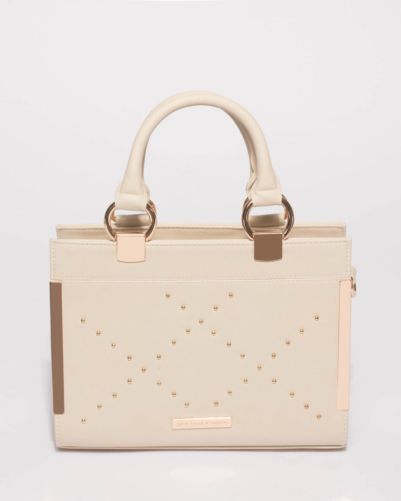 Ivory Steph Ring Stud Mini Tote Bag
