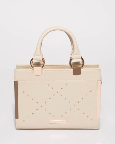 Ivory Steph Ring Stud Mini Tote Bag