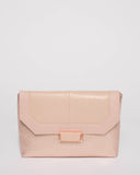Rose Gold Ayla Evening Clutch Bag