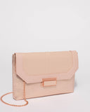 Rose Gold Ayla Evening Clutch Bag