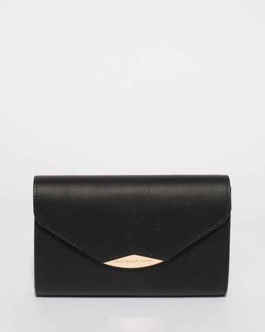 Black Elle Evening Clutch Bag