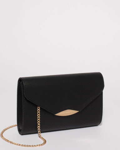 Black Elle Evening Clutch Bag