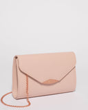 Pink Elle Evening Clutch Bag