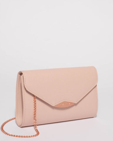 Pink Elle Evening Clutch Bag