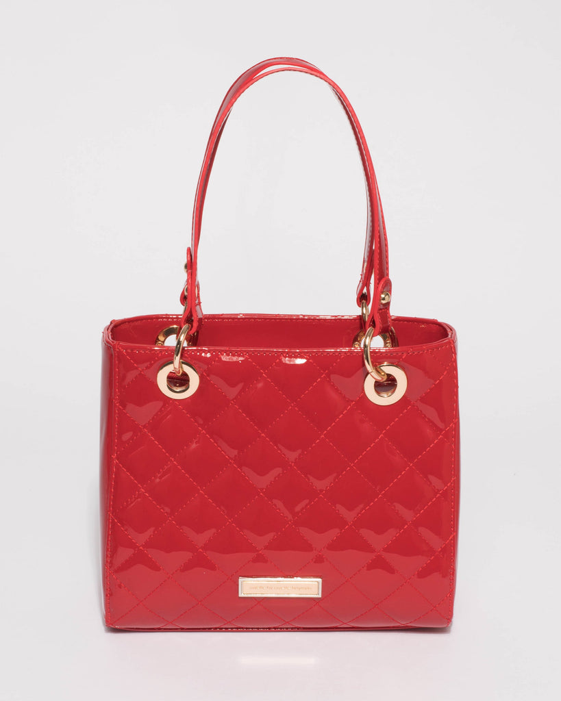 Red Nirvana Quilt Mini Tote Bag