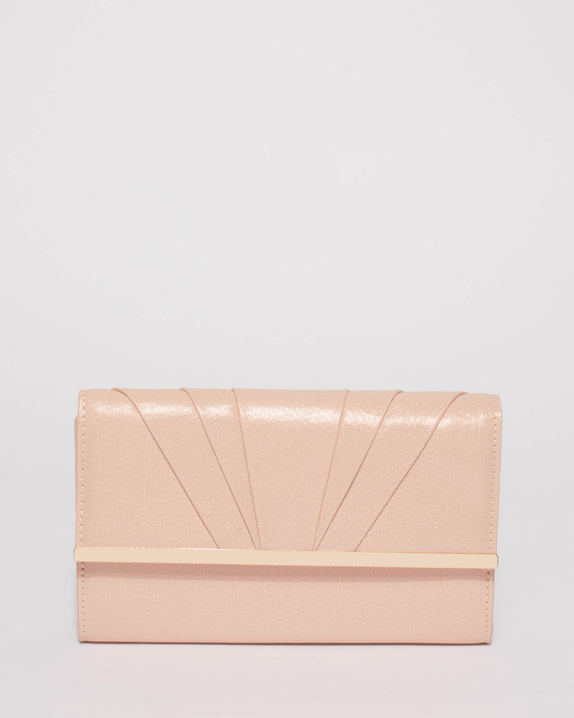 Pink Harriet Evening Clutch Bag