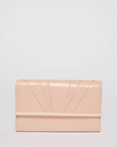 Pink Harriet Evening Clutch Bag