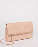 Pink Harriet Evening Clutch Bag