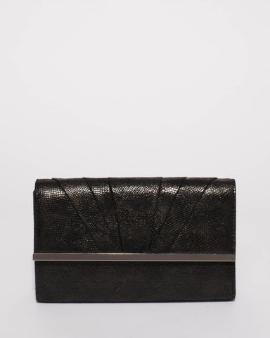 Black Harriet Evening Clutch Bag