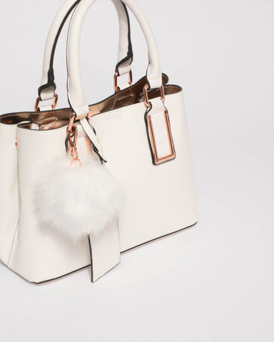 White Lillian Strap Mini Bag