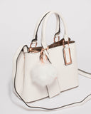 White Lillian Strap Mini Bag