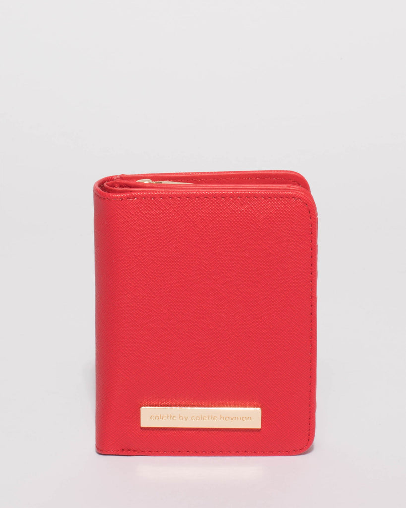 Red Mikaela Small Wallet