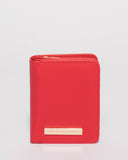 Red Mikaela Small Wallet