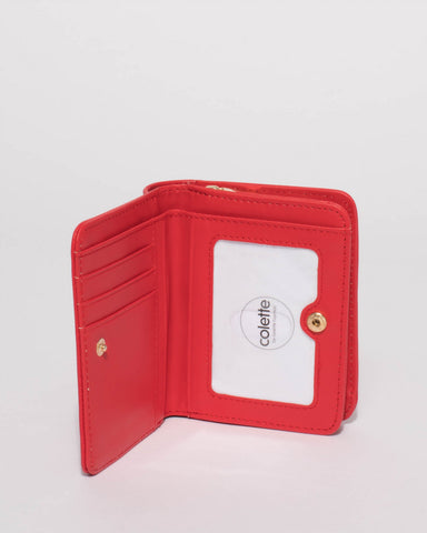 Red Mikaela Small Wallet