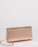 Rose Gold Barbara Small Clutch Bag