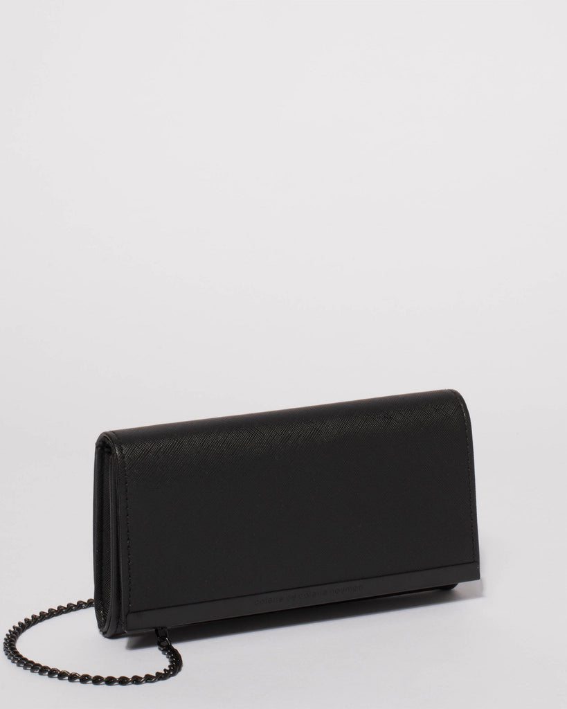 Black Barbara Small Clutch Bag