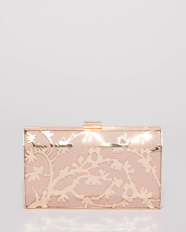 Pink Di Hardcase Design Clutch Bag