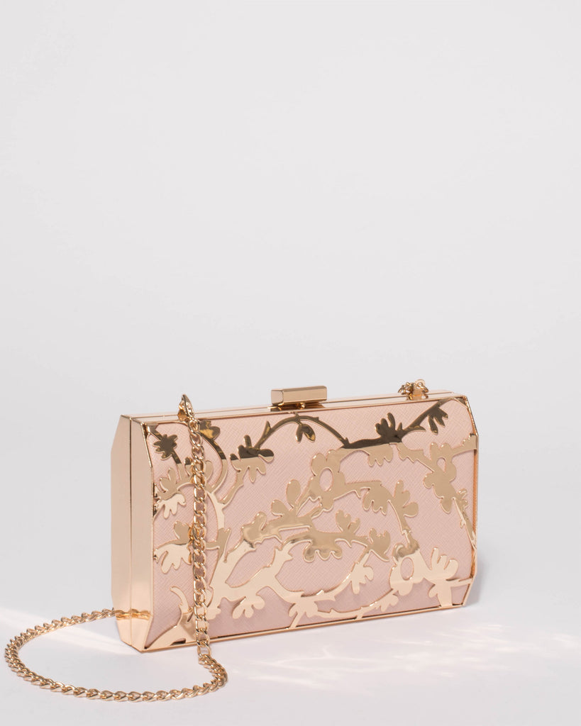 Pink Di Hardcase Design Clutch Bag