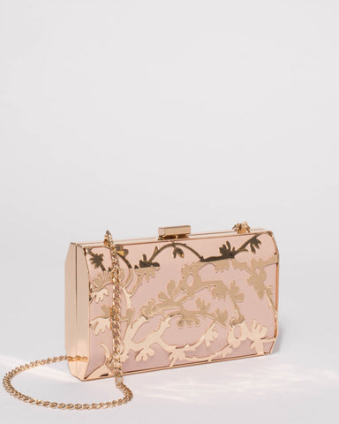 Pink Di Hardcase Design Clutch Bag