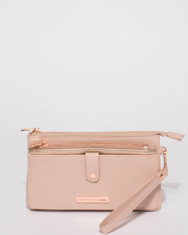 Pink Tina Wristlet Purse